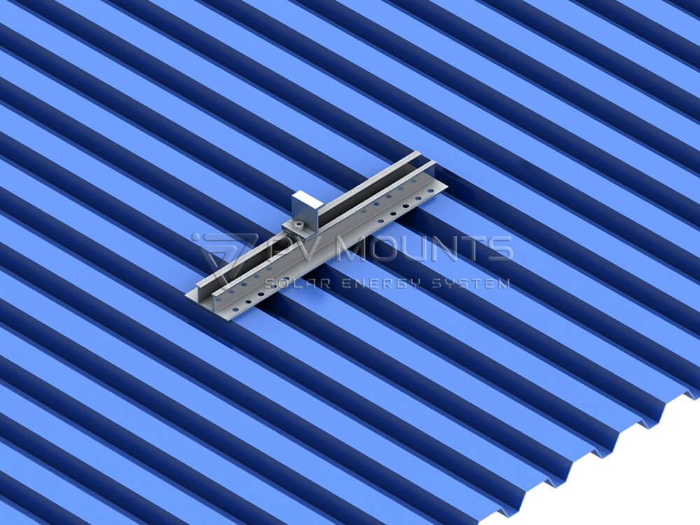 PVM-MINI-02 (3) para sistema de montagem de fotovoltaicos solares com mini kits de trilhos