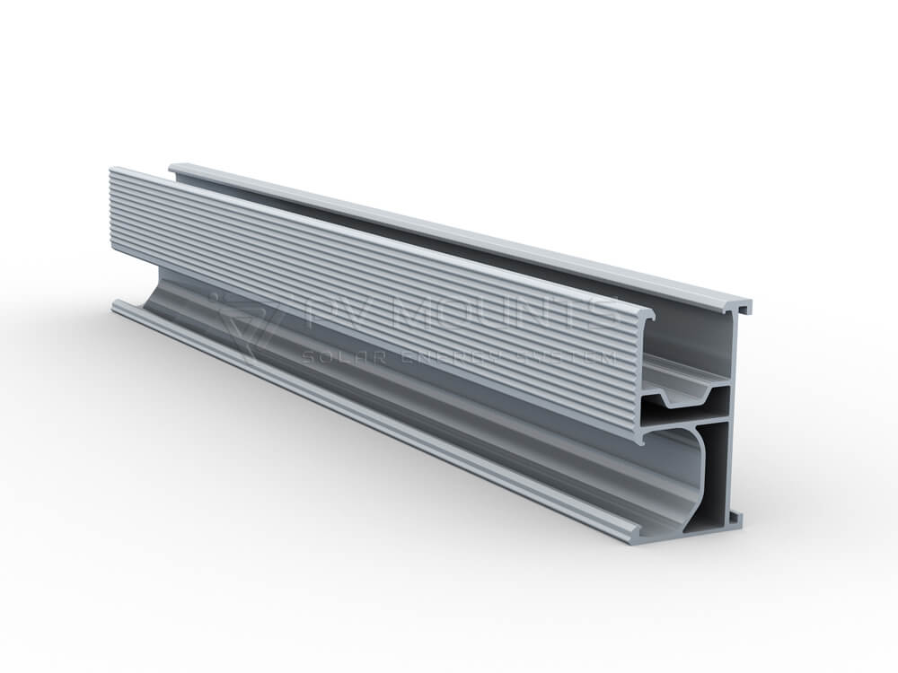 Rail PVM-Rail-01 for tile roof hook solar racking system