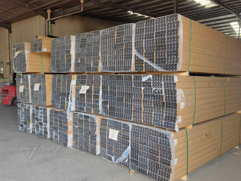Packaging for solar panel mounting rails