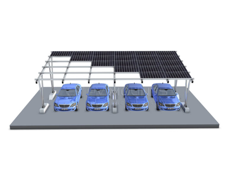 Carport Solar Panel Mounting Bracket System