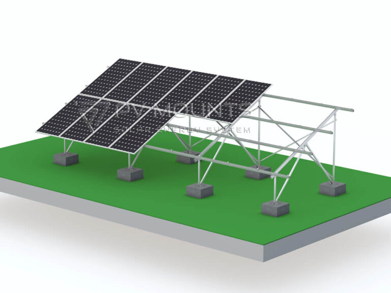 Ground Solar Panel Mounting Brackets System