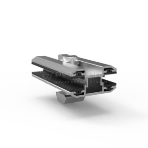 Grampo de extremidade de módulo de vidro duplo de filme fino PVM-MC-C para componentes de racks solares