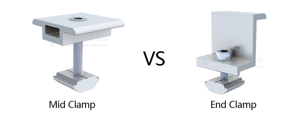 mid clamp vs end clamp