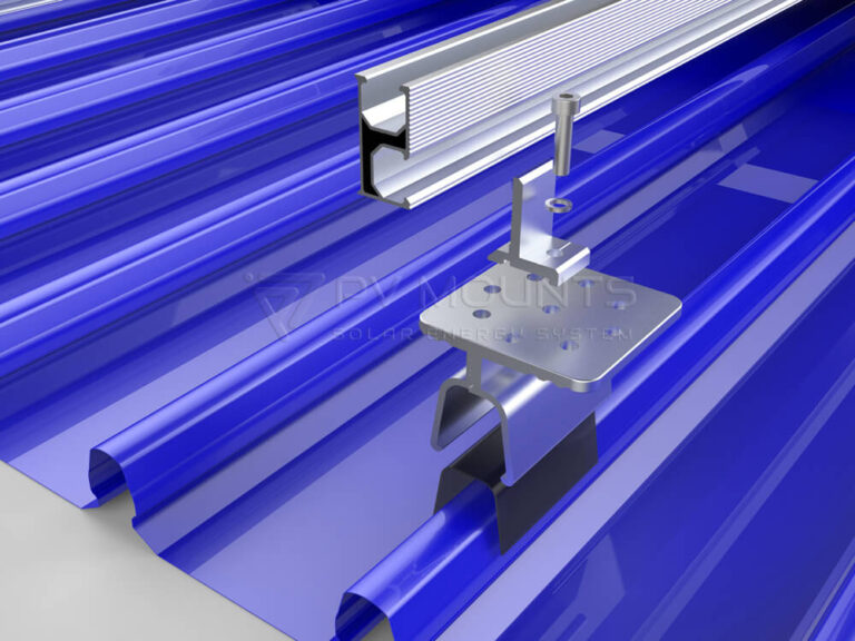 Standing Seam Clamp Mounting System for solar rooftops