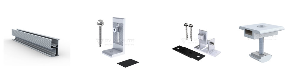 Aluminum Components for Solar Mounting Systm