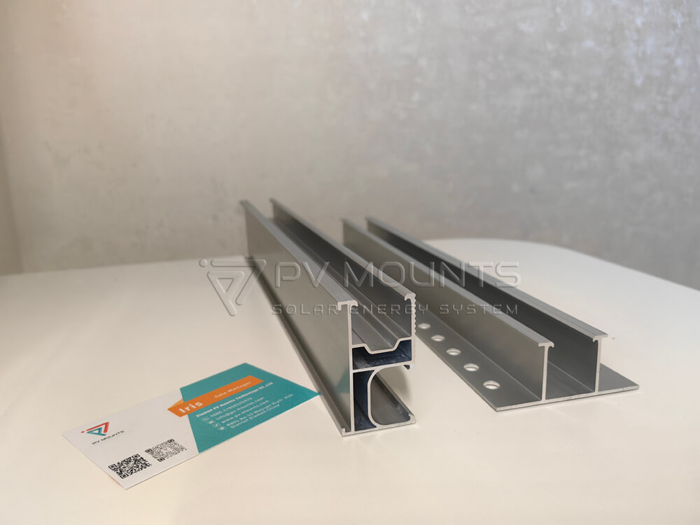 Metal roof solar racking solar mini rail mounting system Manufacturers