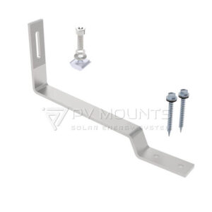 Flat tile roof hooks for solar mounting PVM-TH-F01