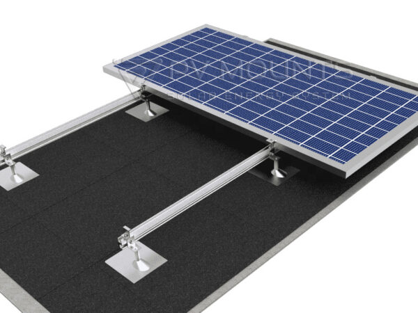 Solar Panel L-Feet PVM-L-04 with Asphalt shingle flashing Product Image (2)