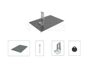 Solar Panel L-Feet PVM-L-04 with Asphalt shingle flashing Components