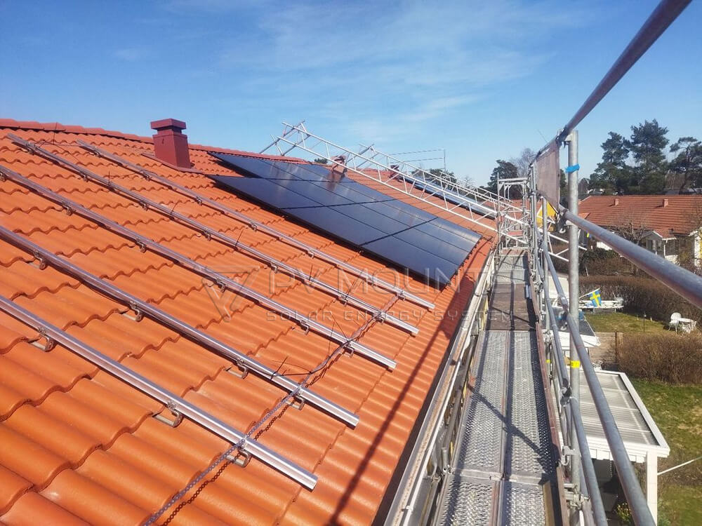 Solar Panel Tile Roof Hook Projects Image (3)