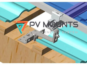 Solar mounting kits tile roof hook double adjustable PVM-TH-13 project photo (31)