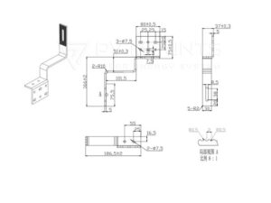 pvm-th-04 solar tile roof hook drawing