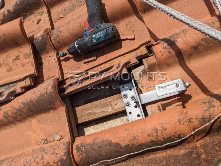 solar mounting tile roof hook project photo PVM-TH-13 (5)