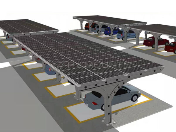carbon steel solar carport mounting system case 7-shaped product image