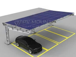 cobertizo solar de acero al carbono en forma de 7