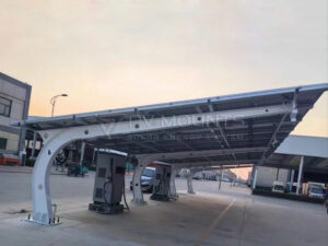 L-Arc Shaped Solar Carport Mouting System