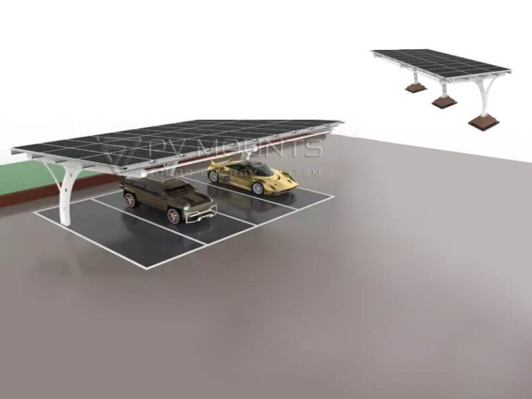 Steel Solar Carport Racking Residential Commercial Manufacturer