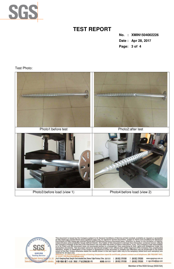 solar universal ground screw SGT Test(4) v