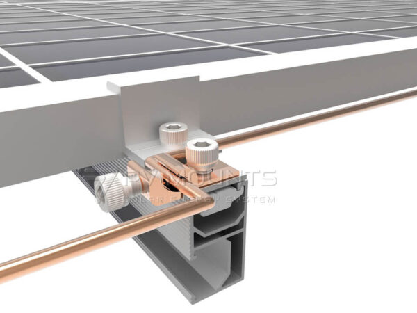 Solar Grounding kits earthing lug for solar panel mounting system