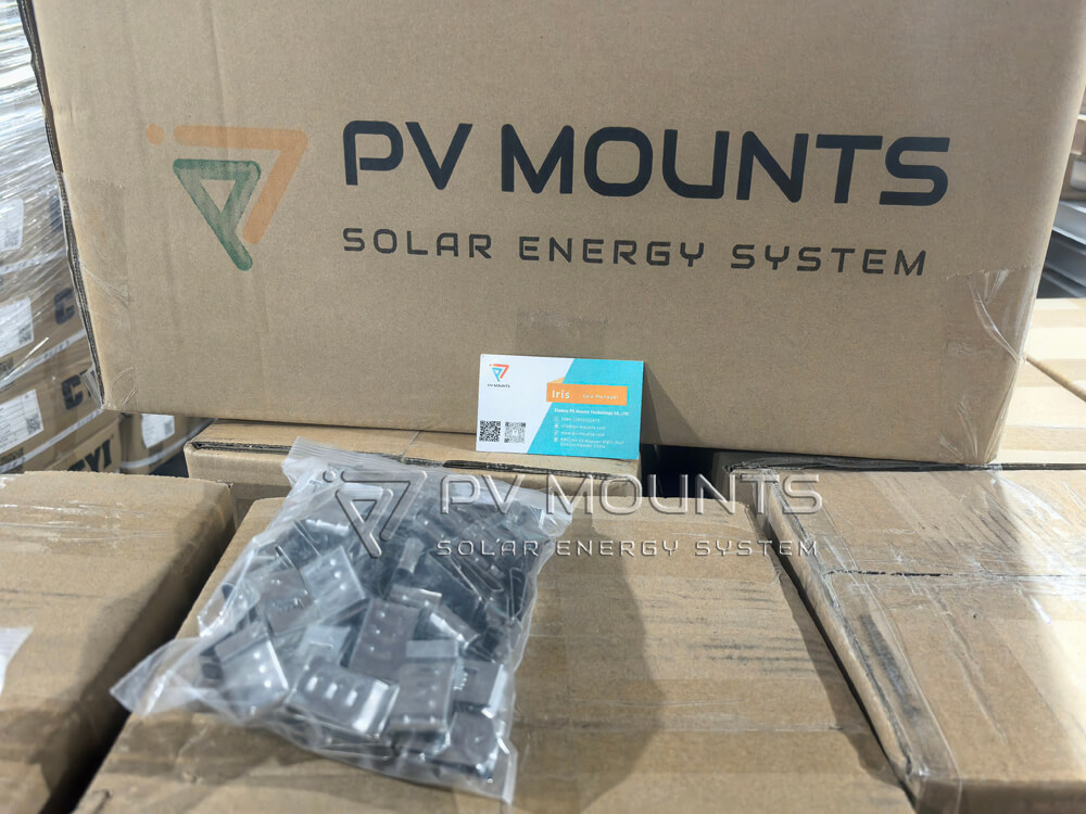 solar pv module cable clip for holding 3 cables packing photo pvmounts PVM-CC-03 (2)
