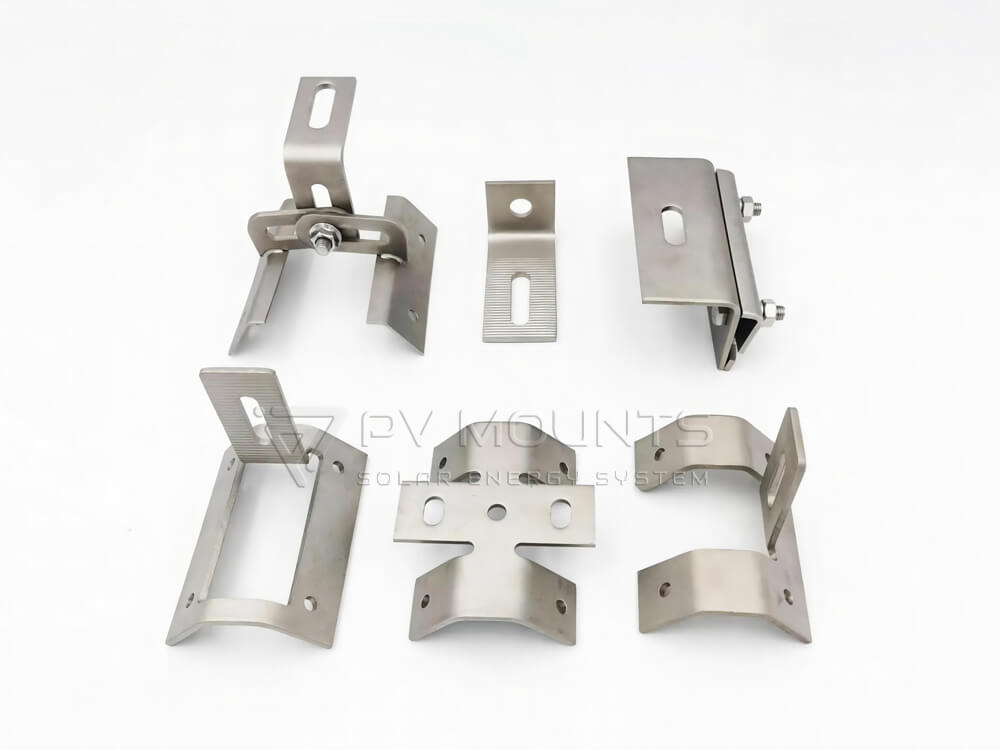 Trapezoidal Tin Roof Hook Solar Clamps Types (2)