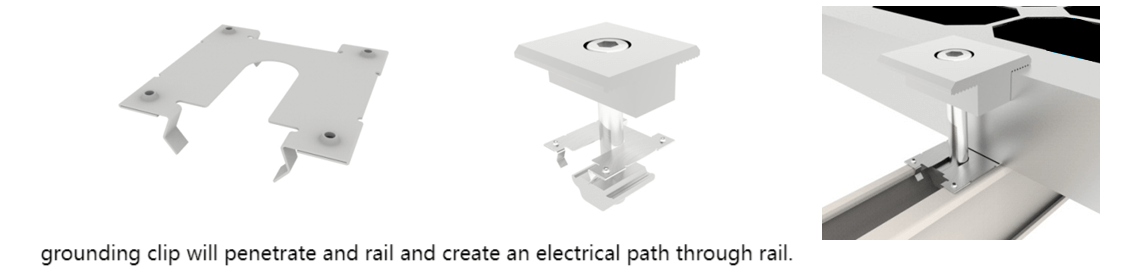 Earthing Clip Installed Steps