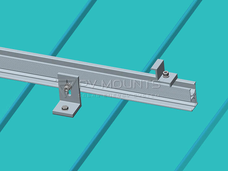 L Feet With Stapping Screw For Metal Roof Installation Project Effection (17)