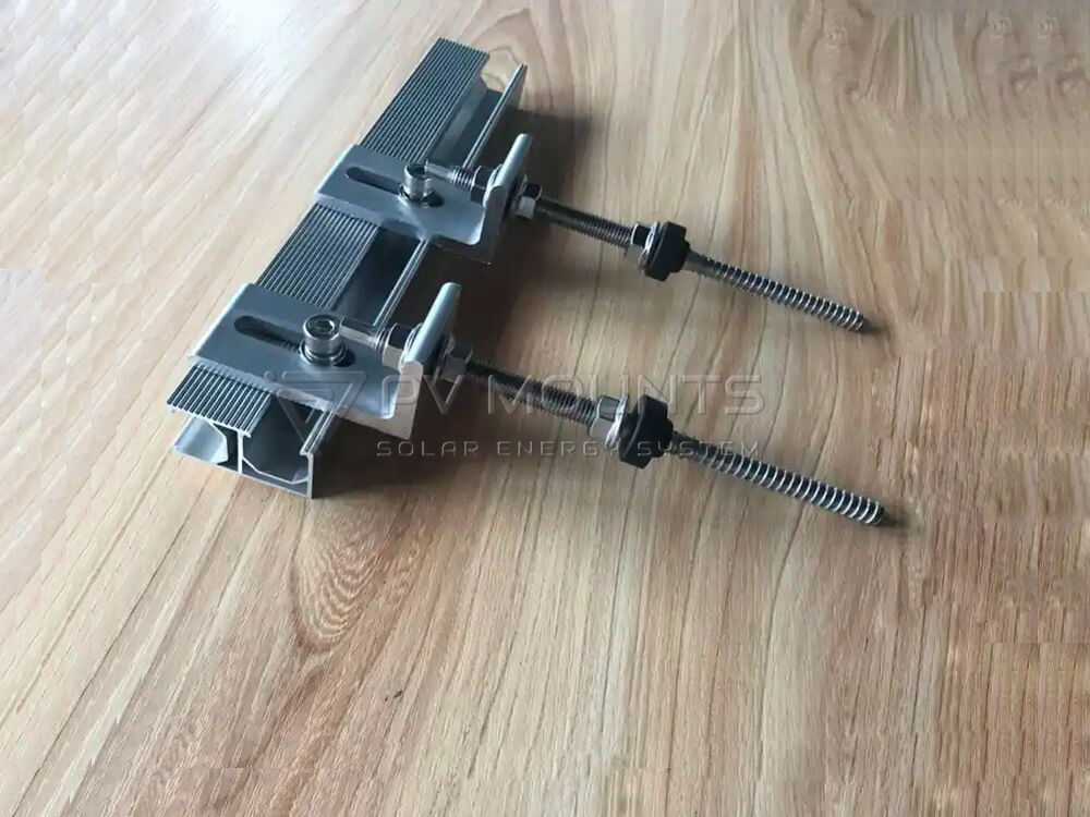 Pvm L 02 L Feet With Hanger Bolt M10x200 For Solar Module Installation (12)