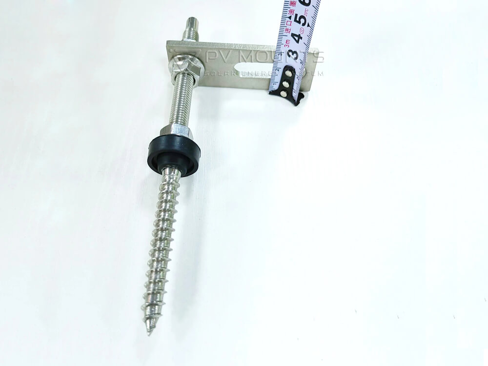 Pvm L 03 Adapter Plate With Hanger Bolt For Solar Pv Installation On Metal Roof Production Photo (8)