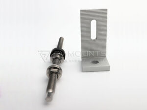 Solar Pv Mounting L Feet With Hanger Bolt For Metal Roof Solar Panel Installation Production Photo (5)