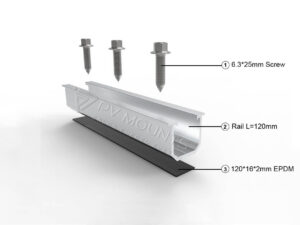 Solar Aluminum Mini Rail Structure PVM-MN-03 (14)