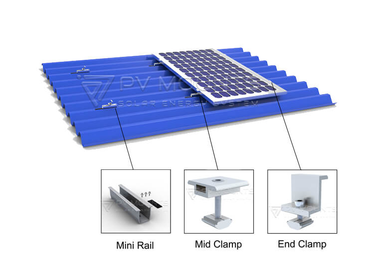 u shaped mini rail PVM-MN-03 solar components bom list (1)
