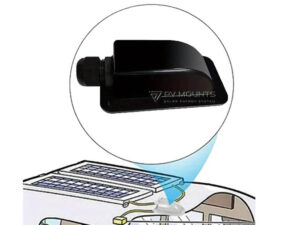 ABS Corner Bracket Support Kit Roof Drill-Free Mount for RV, Caravans, Vehicles, Camper Vans, Sheds (3)