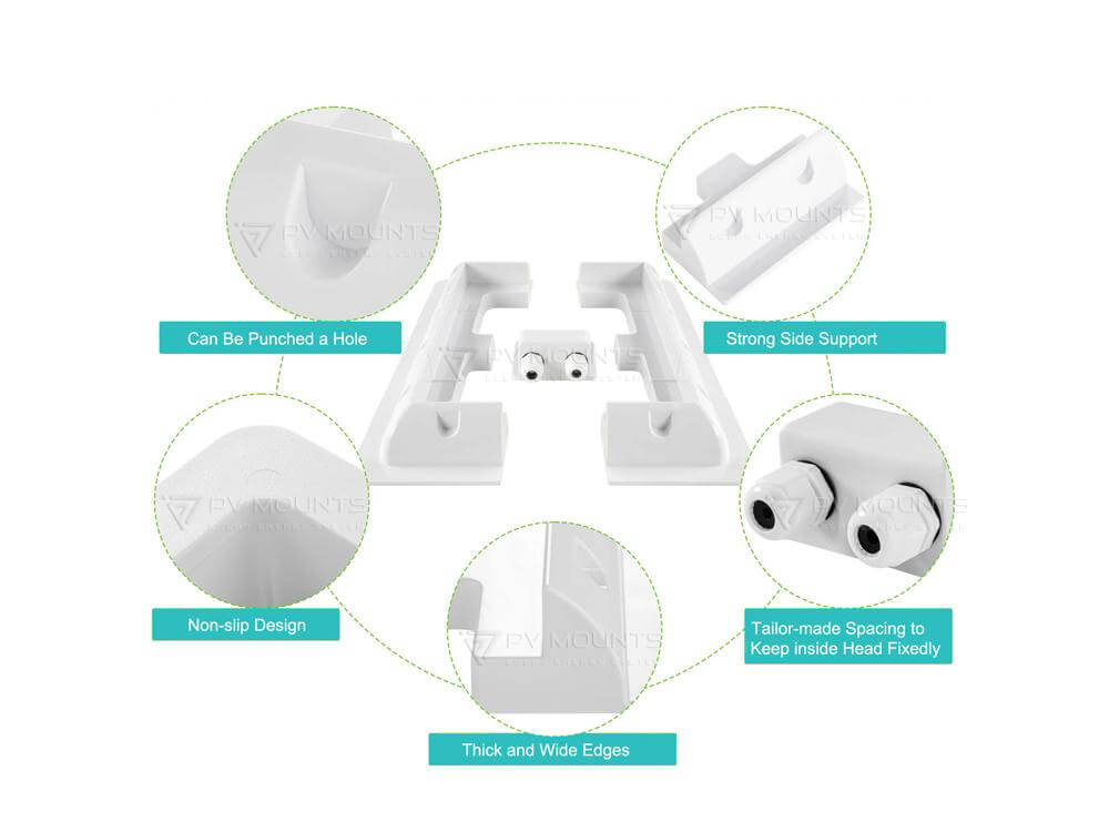 abs plastic mount for RVS boat roof (2)