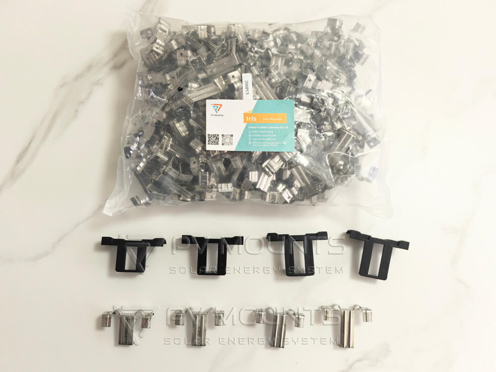 PVMOUNTS water drainage clip for solar panel