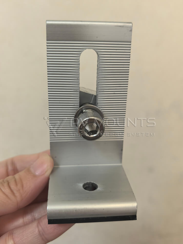 Aluminum L Feet solar for metal roof attachement