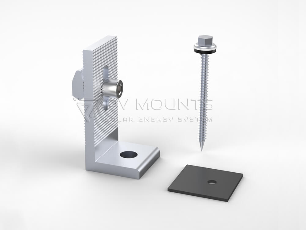 PVM-L-01 Lfeet with wood screw for wood purlin
