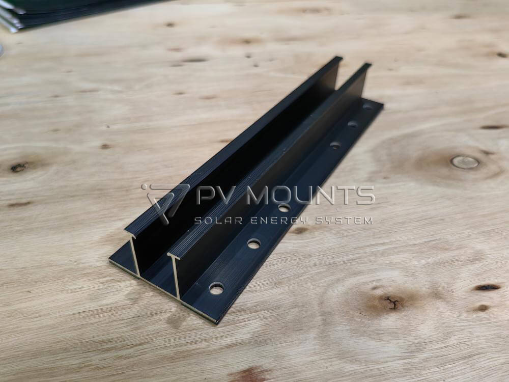 mini rail solar mounting system for metal rooftop (6)