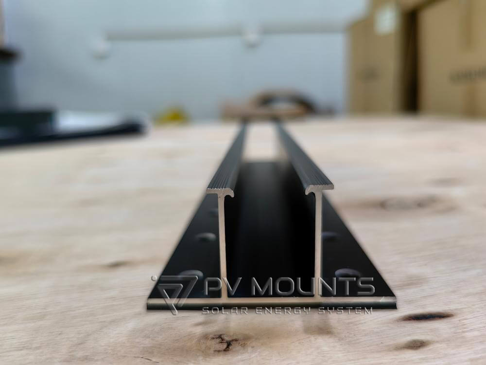 mini rail solar mounting system for metal rooftop (7)