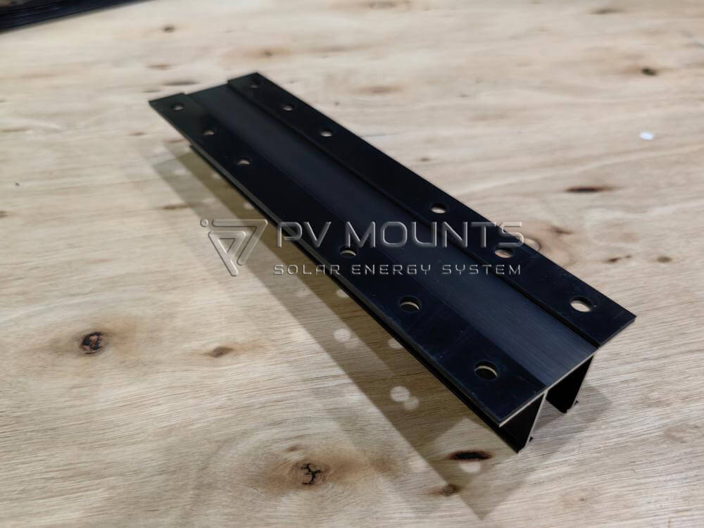mini rail solar mounting system for metal rooftop (9)