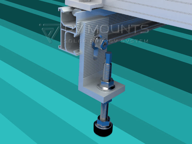 L feet with hanger bolt