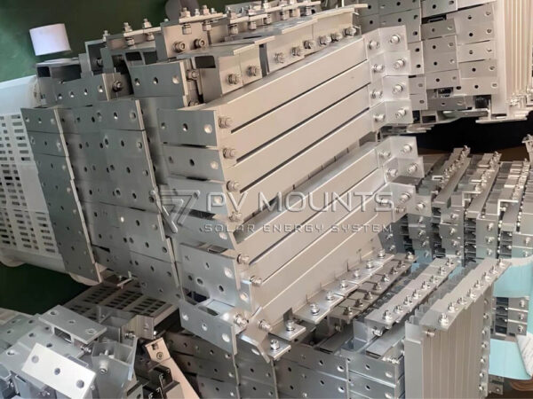 adjustable solar frame for metal roof