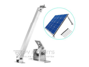 adjustable tilt mounting system for commercial metal roof - pvmounts