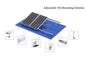 Adjustable Tilt System - Metal Roof Solar Mounting System
