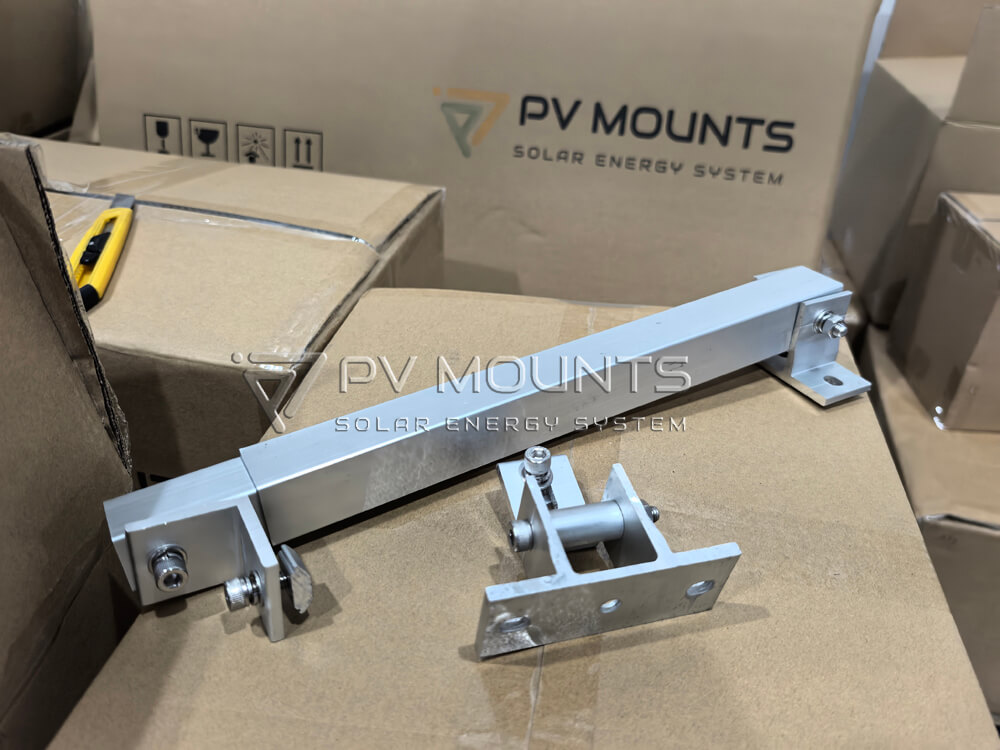 aluminium tilt bracket components with rear leg kit and front leg kit