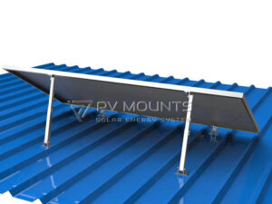 tilt mount for high-wind metal roof installation